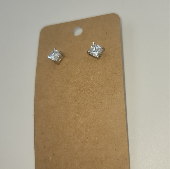 Fashion silver rhinestone  stud - Picture 4 of 6